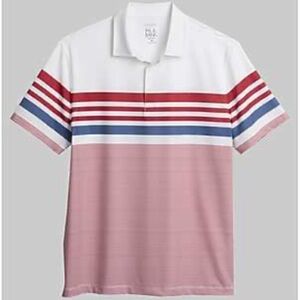 NWT JoS. A. Bank Traveler Performance Tailored Fit Polo - Chili Pepper